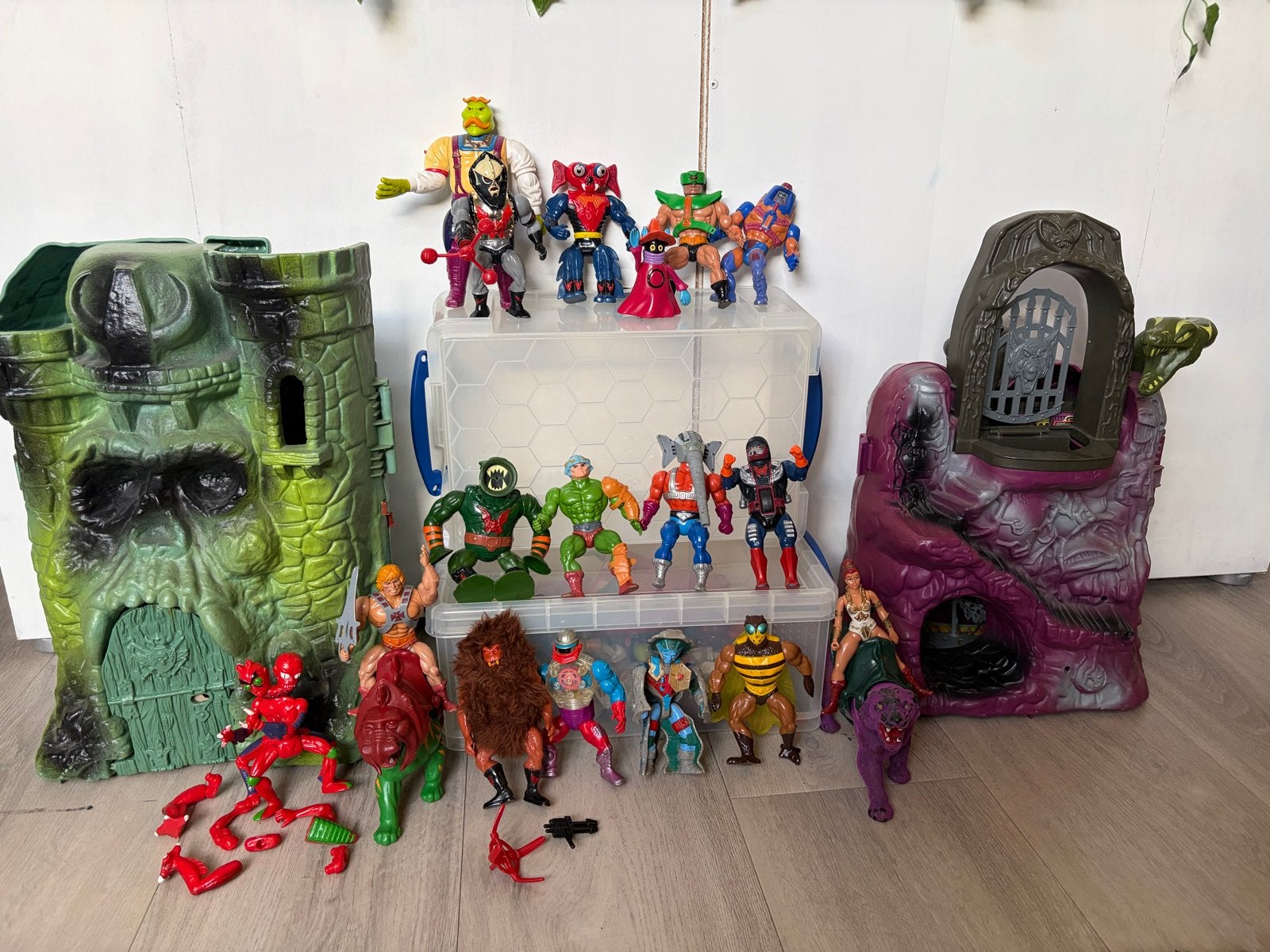 He-Man Masters of the Universe figuren en kastelen uit 1980, Ophalen of Verzenden, Gebruikt