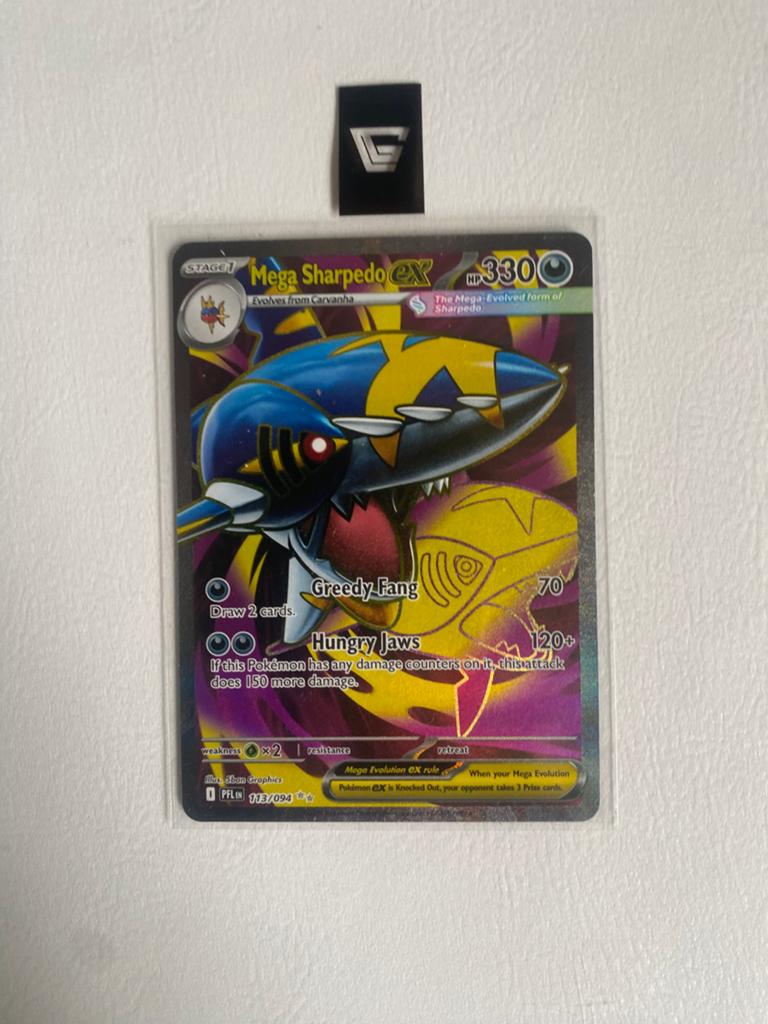 Mega sharpedo phantasmal flames pokemon, Ophalen of Verzenden, Zo goed als nieuw