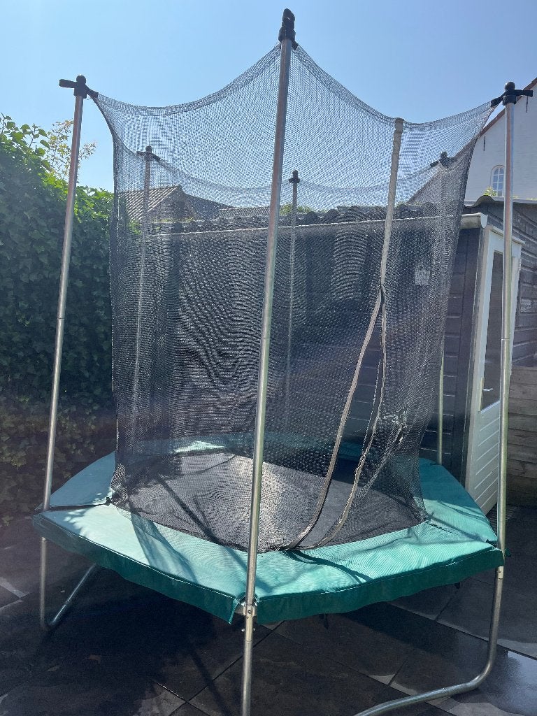 Trampoline, Kinderen en Baby's, Speelgoed | Buiten | Trampolines, Ophalen, Zo goed als nieuw