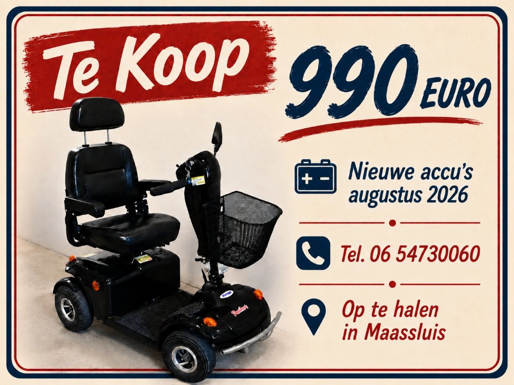 scootmobiel, Ophalen, Gebruikt, 36 t/m 45 km, Mango