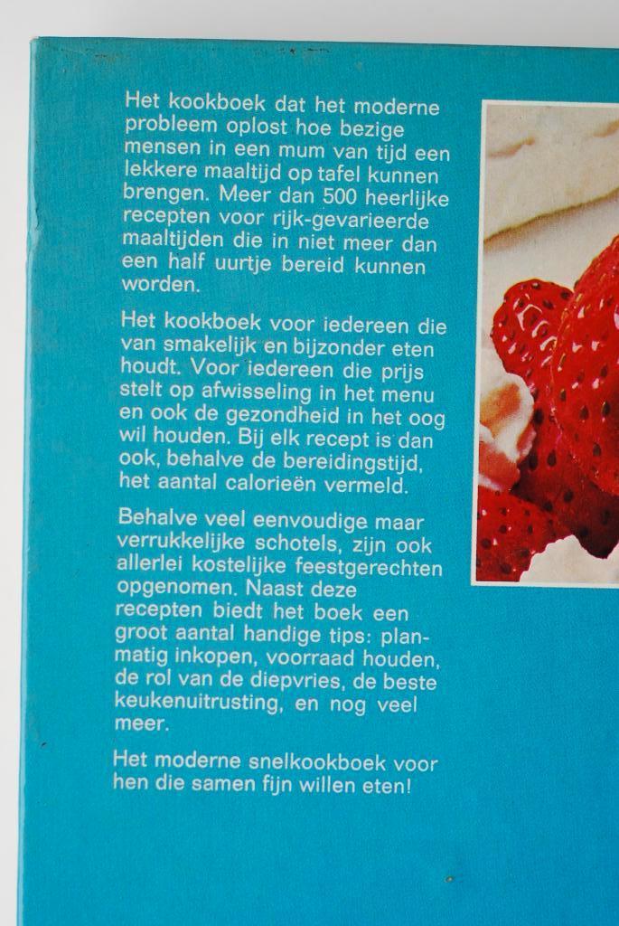 Het 30 minuten kookboek (1974), Verzenden, Gelezen