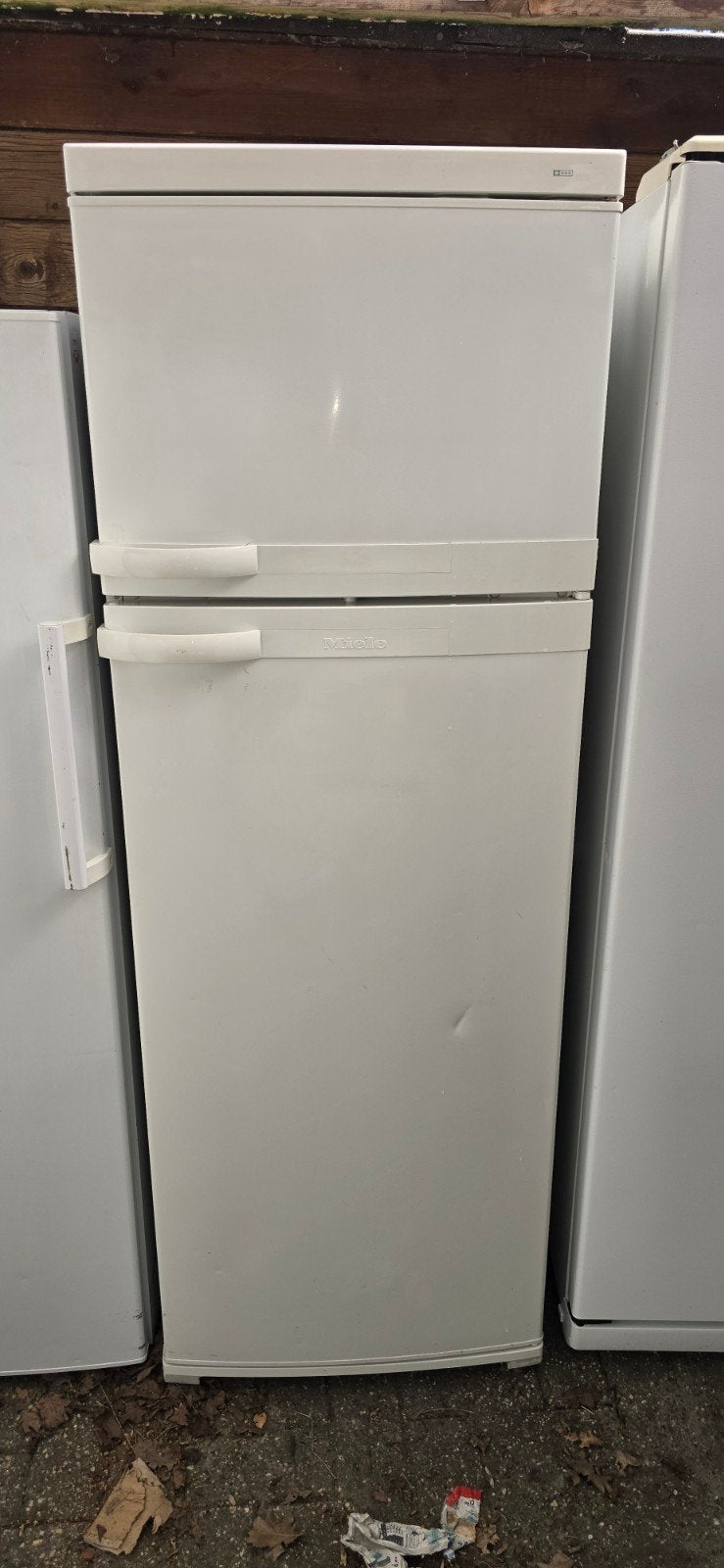 hoge Miele koelvriescombinatie met garantie, Ophalen, 200 liter of meer, Met aparte vriezer, 160 cm of meer