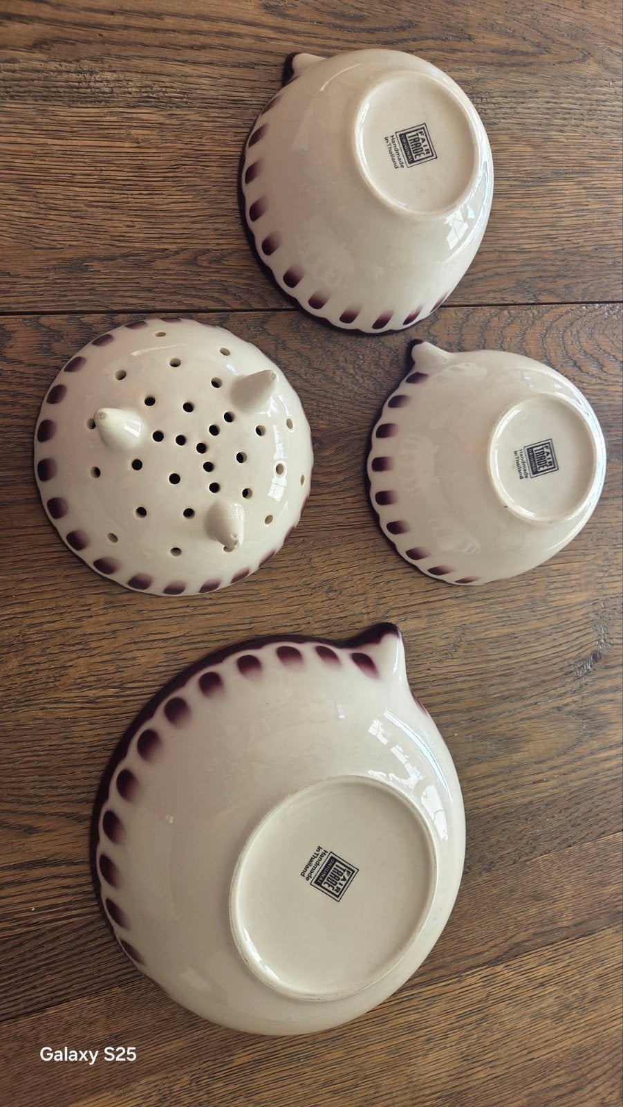 Fairtrade handgemaakt servies uit Thailand, Ophalen of Verzenden