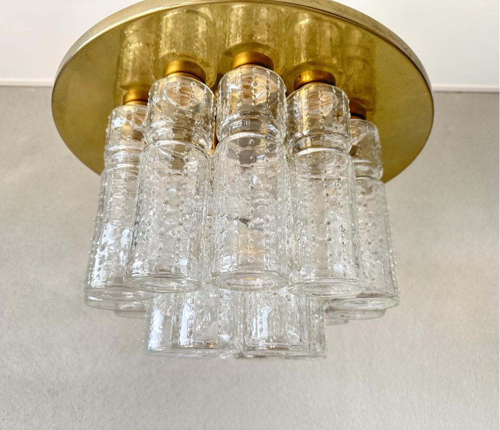 Vintage Glashütte Limburg plafondlamp, Niet ingevuld, Gebruikt, Mid century modern, Niet ingevuld