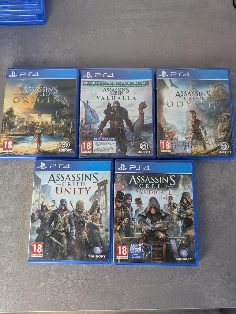 Assassin's creed bundle PS4, Spelcomputers en Games, Games | Sony PlayStation 4, Zo goed als nieuw, Avontuur en Actie, 1 speler