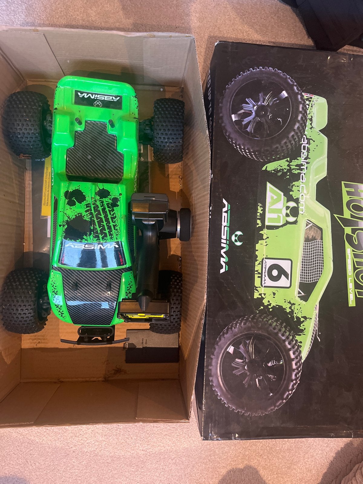 Absima RC auto - Accu leeg, zonder lader, met papieren, Elektro, Gebruikt, Auto offroad, Ophalen of Verzenden