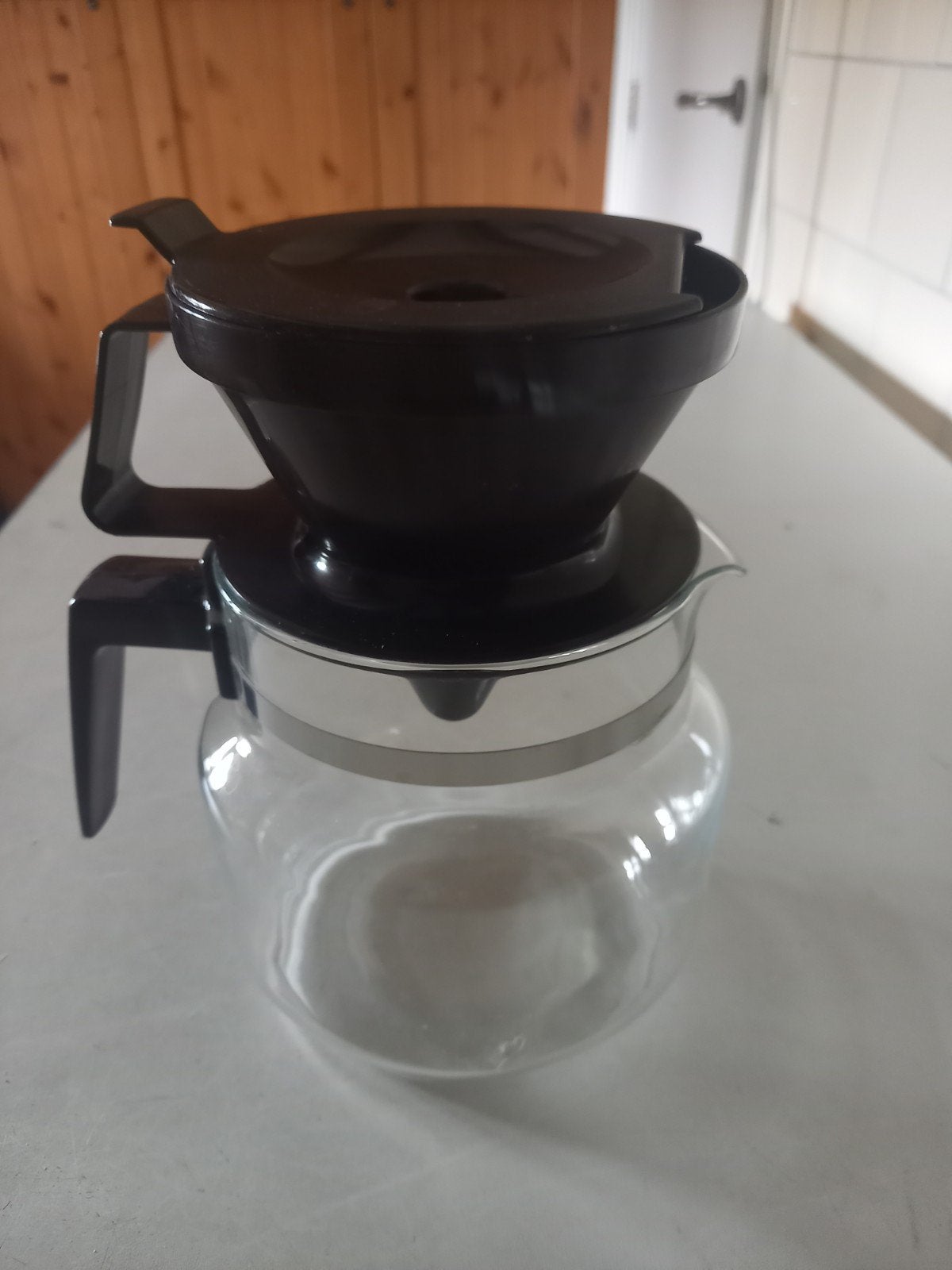 Glazen koffiekan Philips HD5341/ A4A, Witgoed en Apparatuur, Koffiezetapparaten, 10 kopjes of meer, Ophalen of Verzenden, Zo goed als nieuw