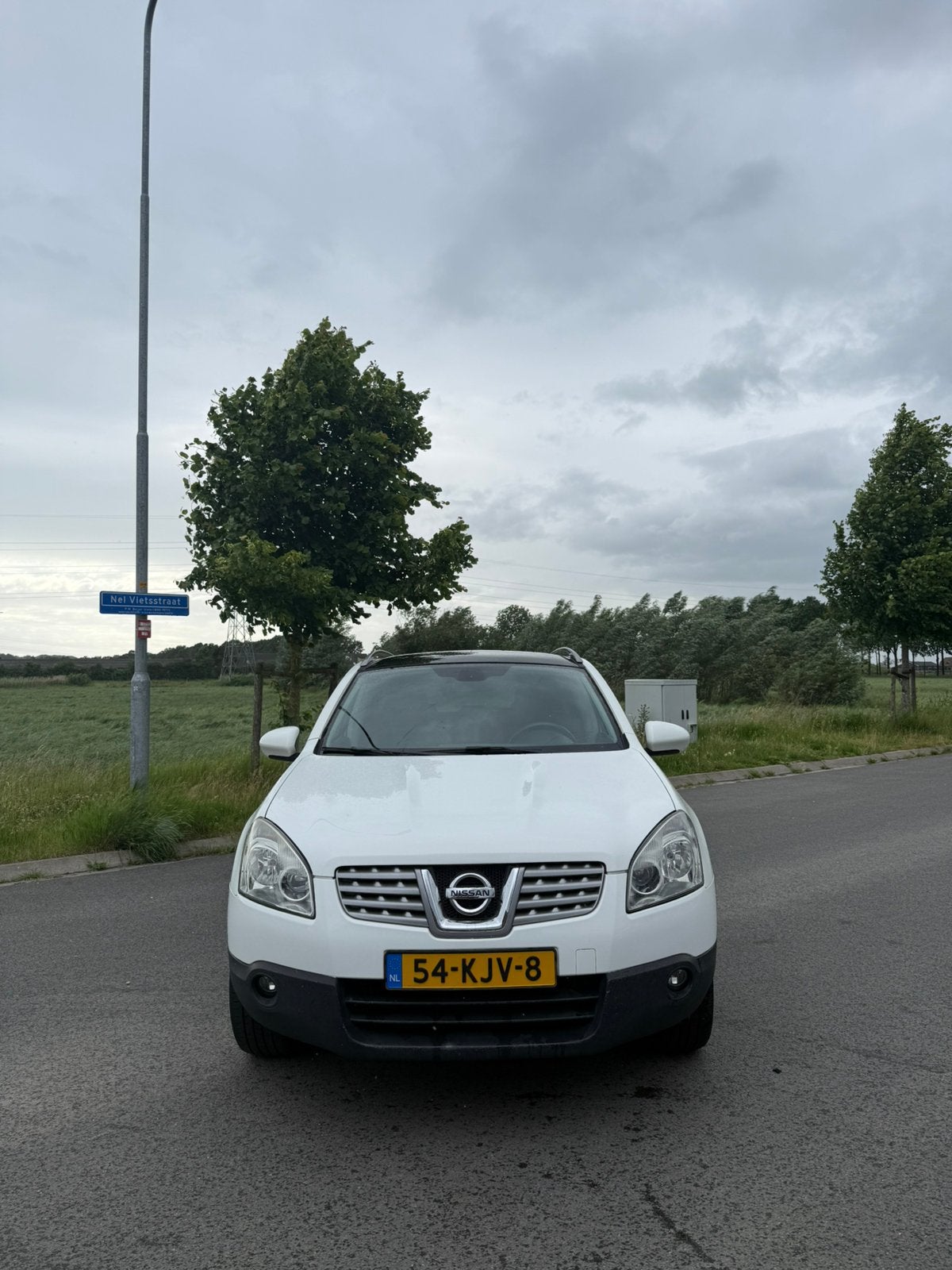 Nissan Qashqai 1.6 2WD 2010 Wit, Auto's, Nissan, Voorwielaandrijving, 1272 kg, Zwart, 4 cilinders