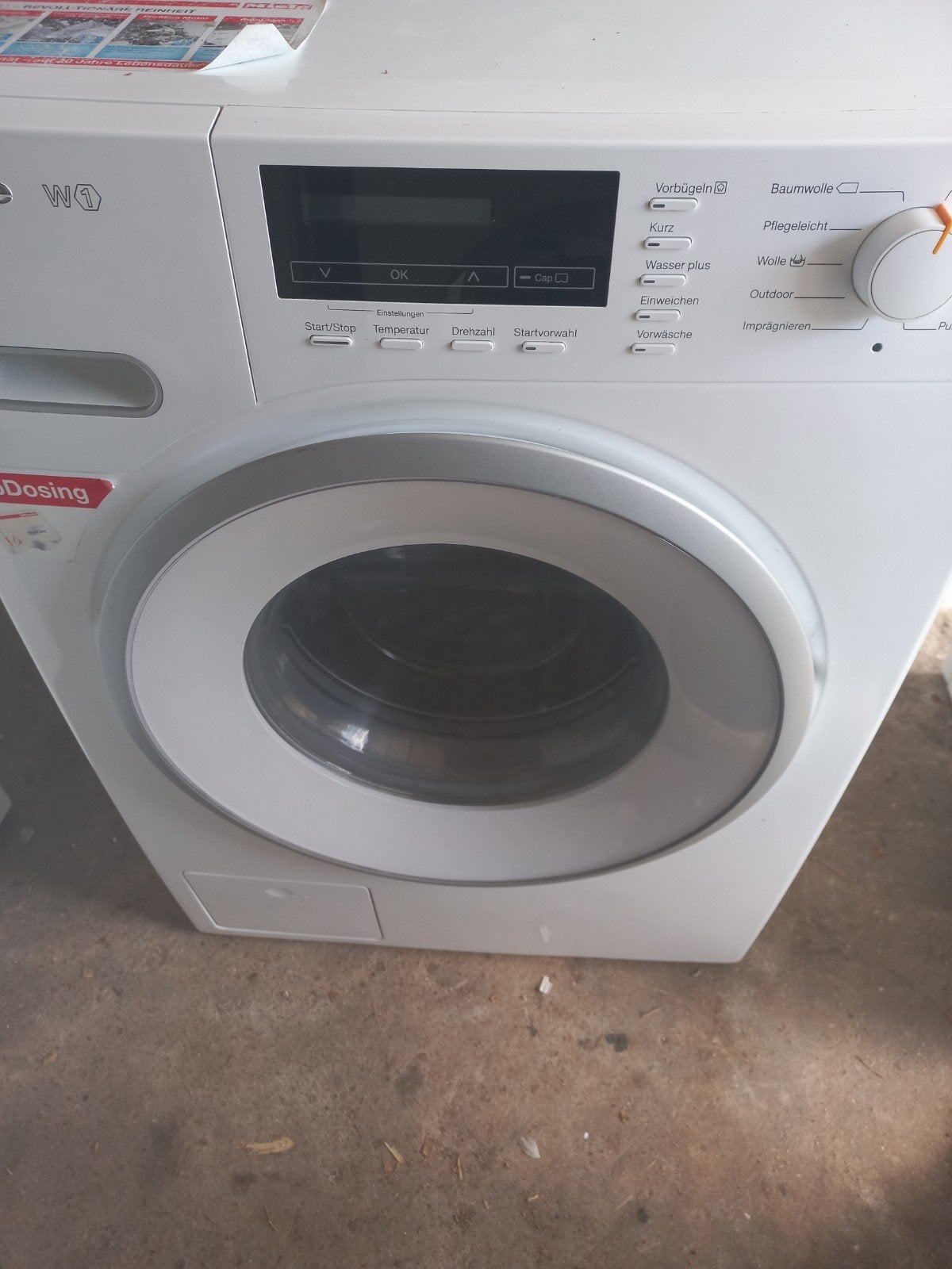 Jonge Miele w1 wasmachine 1600 toeren, Ophalen, Minder dan 85 cm, 8 tot 10 kg, 1600 toeren of meer