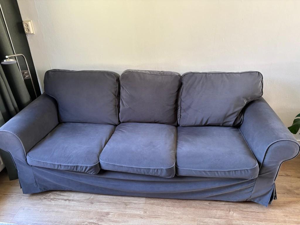 Ektorp bank, Ophalen, Driepersoons, 75 tot 100 cm, Zo goed als nieuw