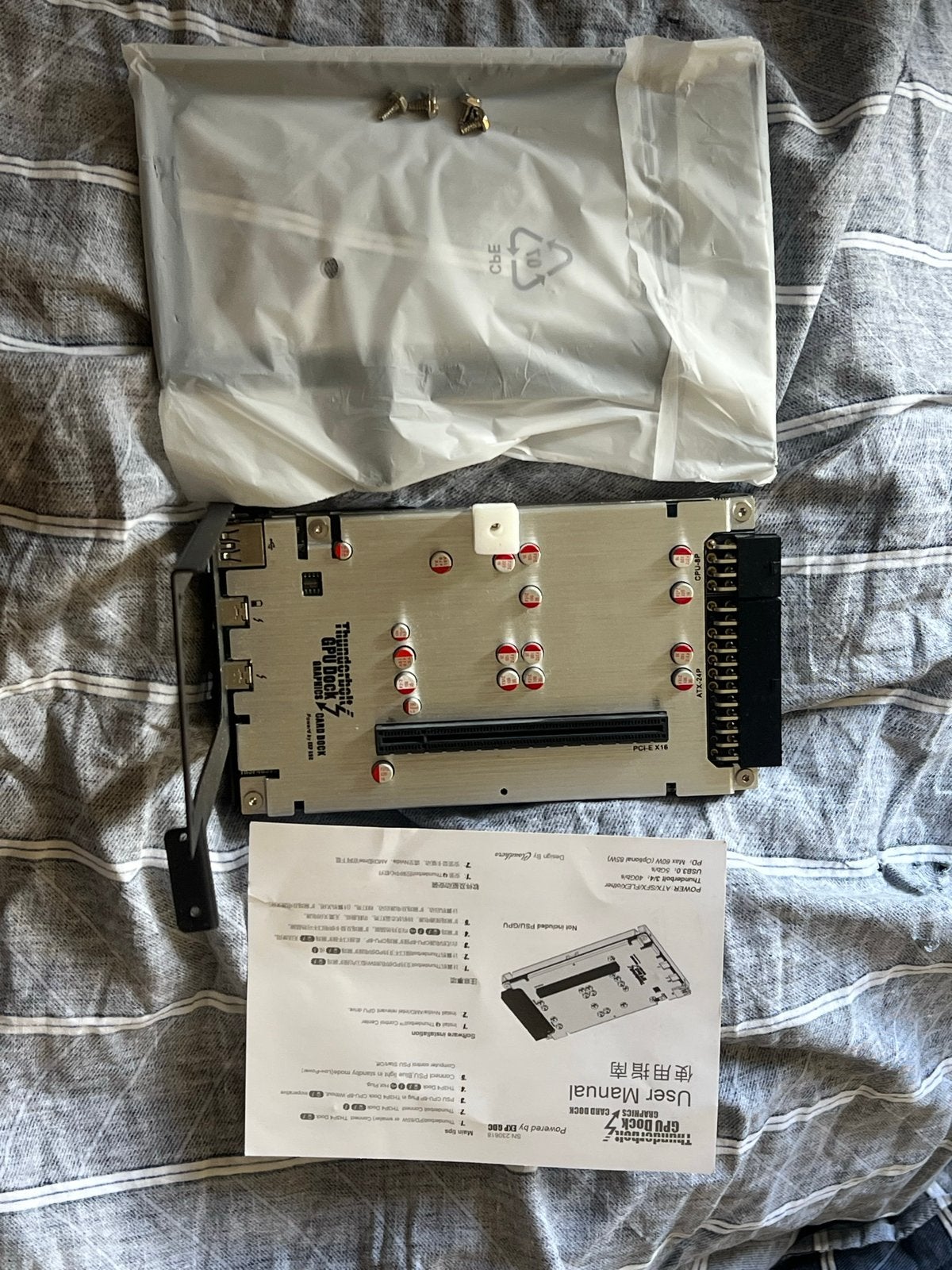 Thunderbolt GPU Dock - Externe Grafische Kaart Adapter, Computers en Software, Videokaarten, PCI-Express 3, Overige soorten, Ophalen of Verzenden