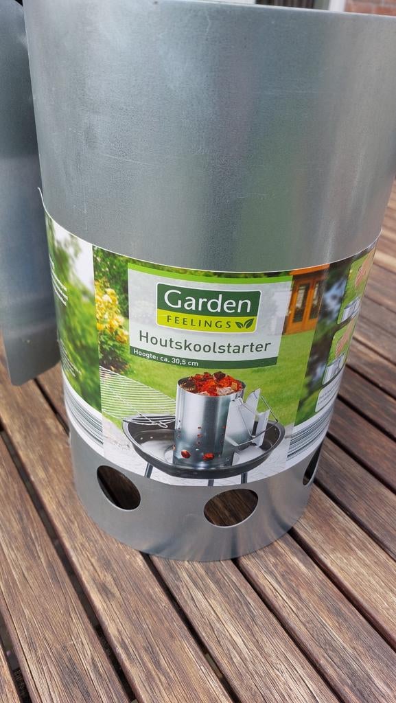 BBQ starter voor houtskool en briketten, Tuin en Terras, Barbecue-accessoires, Ophalen, Nieuw, Garden