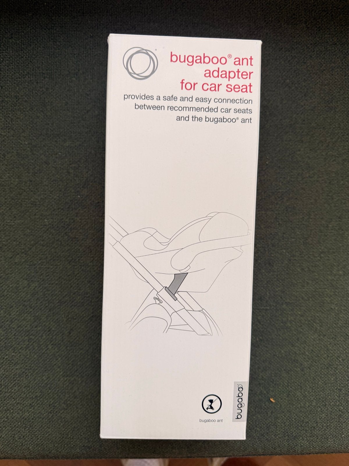 Bugaboo Ant autostoel adapters, Kinderen en Baby's, Autogordel, Zo goed als nieuw, 0 t/m 13 kg, Ophalen