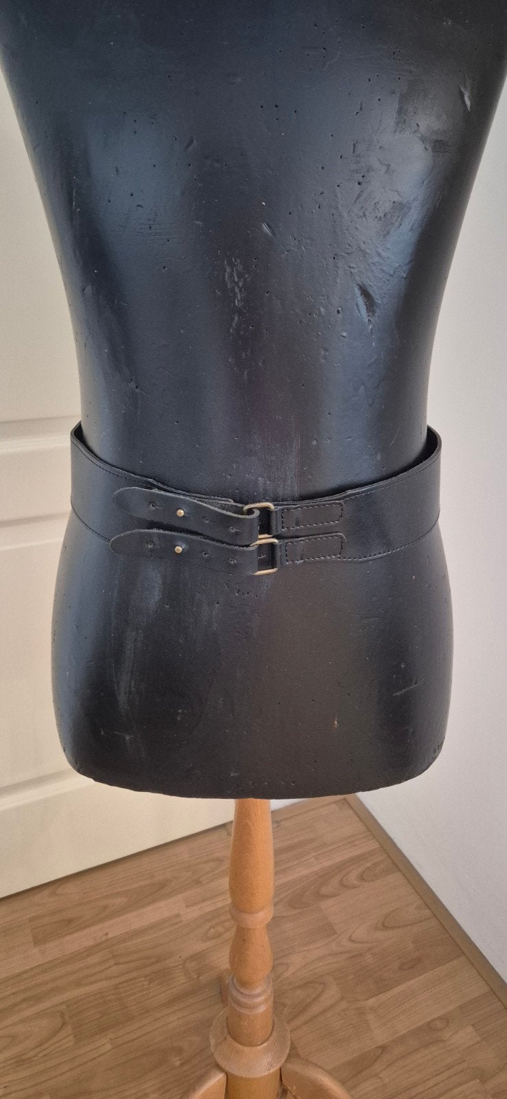 NIEUW zwarte  Purdey echt lederen riem 90 cm, 80 tot 90 cm, Nieuw, Tailleriem, Ophalen of Verzenden