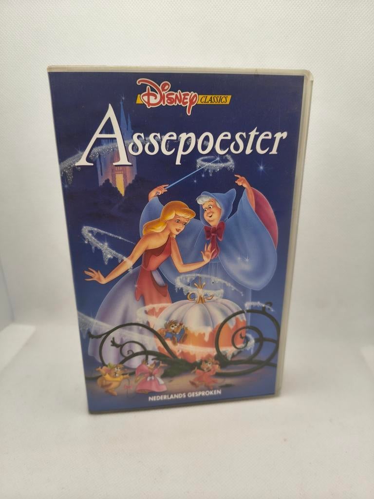 Disney Assepoester VHS, Alle leeftijden, Ophalen of Verzenden, Zo goed als nieuw