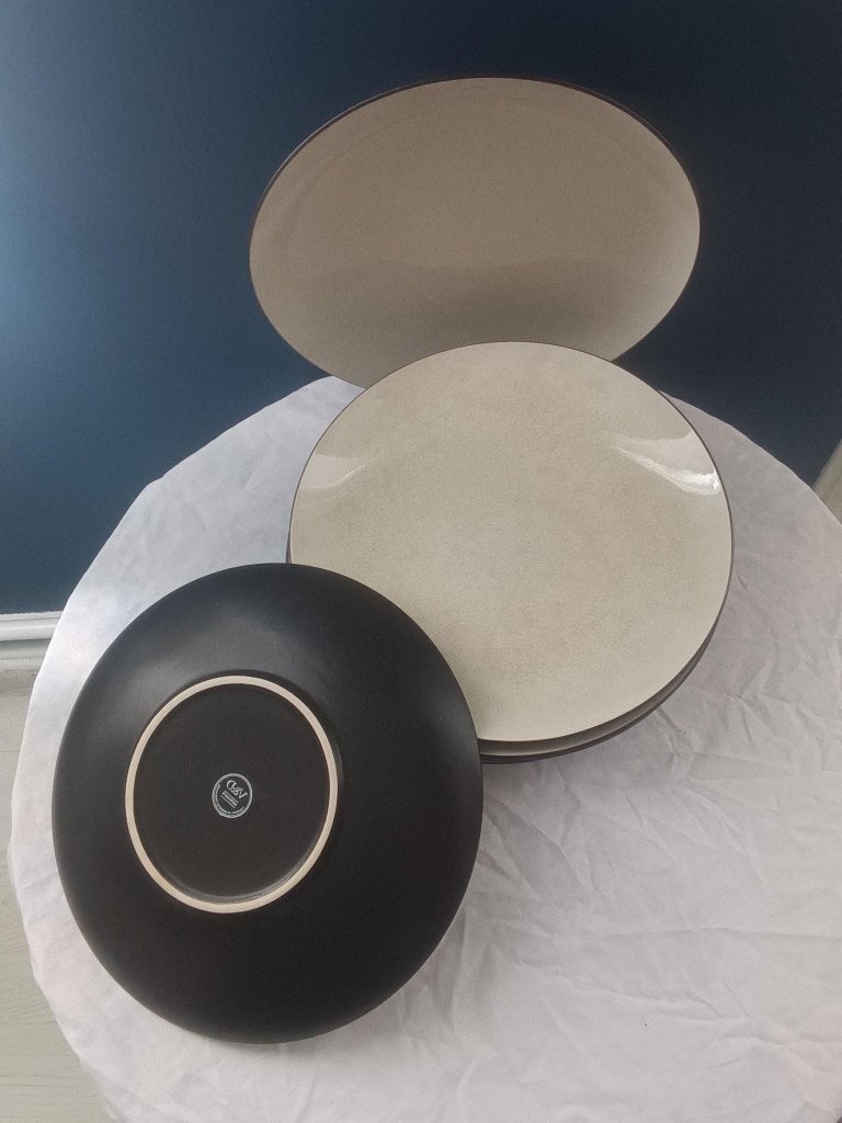 6 Diner borden, Huis en Inrichting, Keuken | Servies, Ophalen, Overige merken, Zo goed als nieuw, Bord(en)