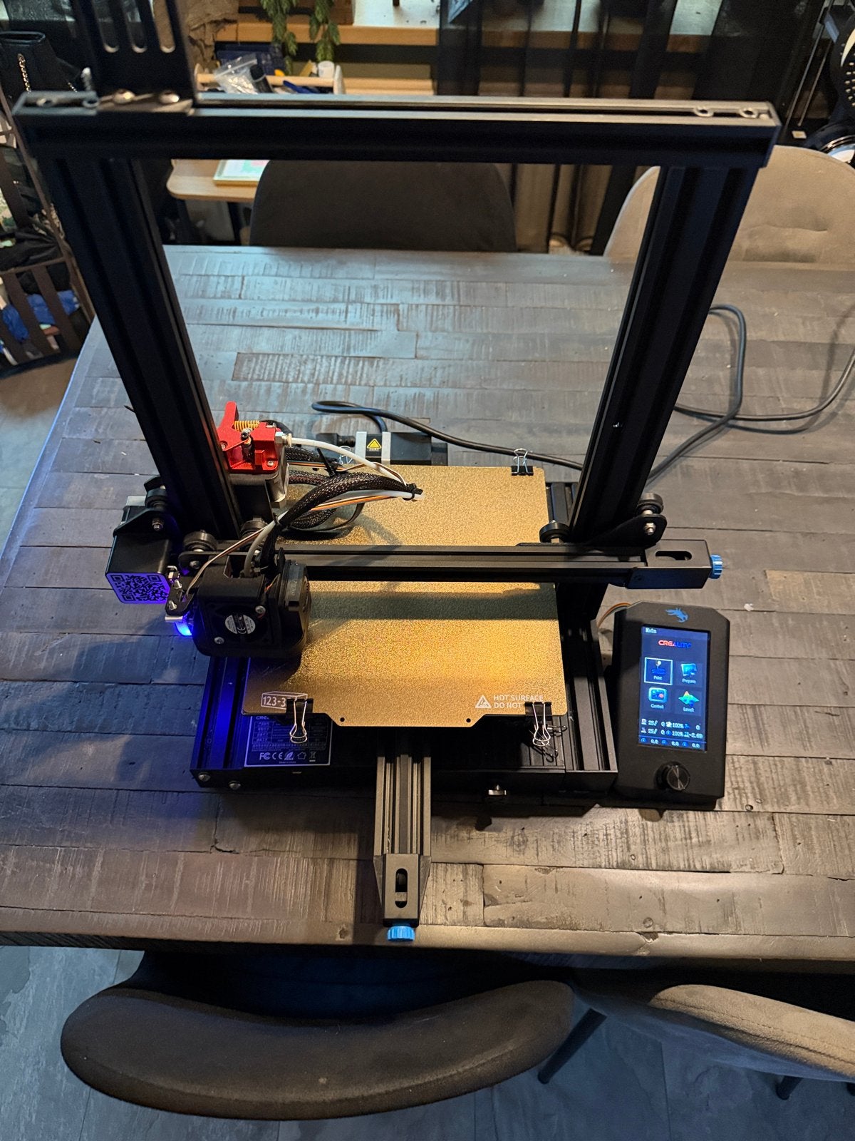 Creality Ender 3 V2 3D Printer met upgrades, Ophalen, Zo goed als nieuw, Filament
