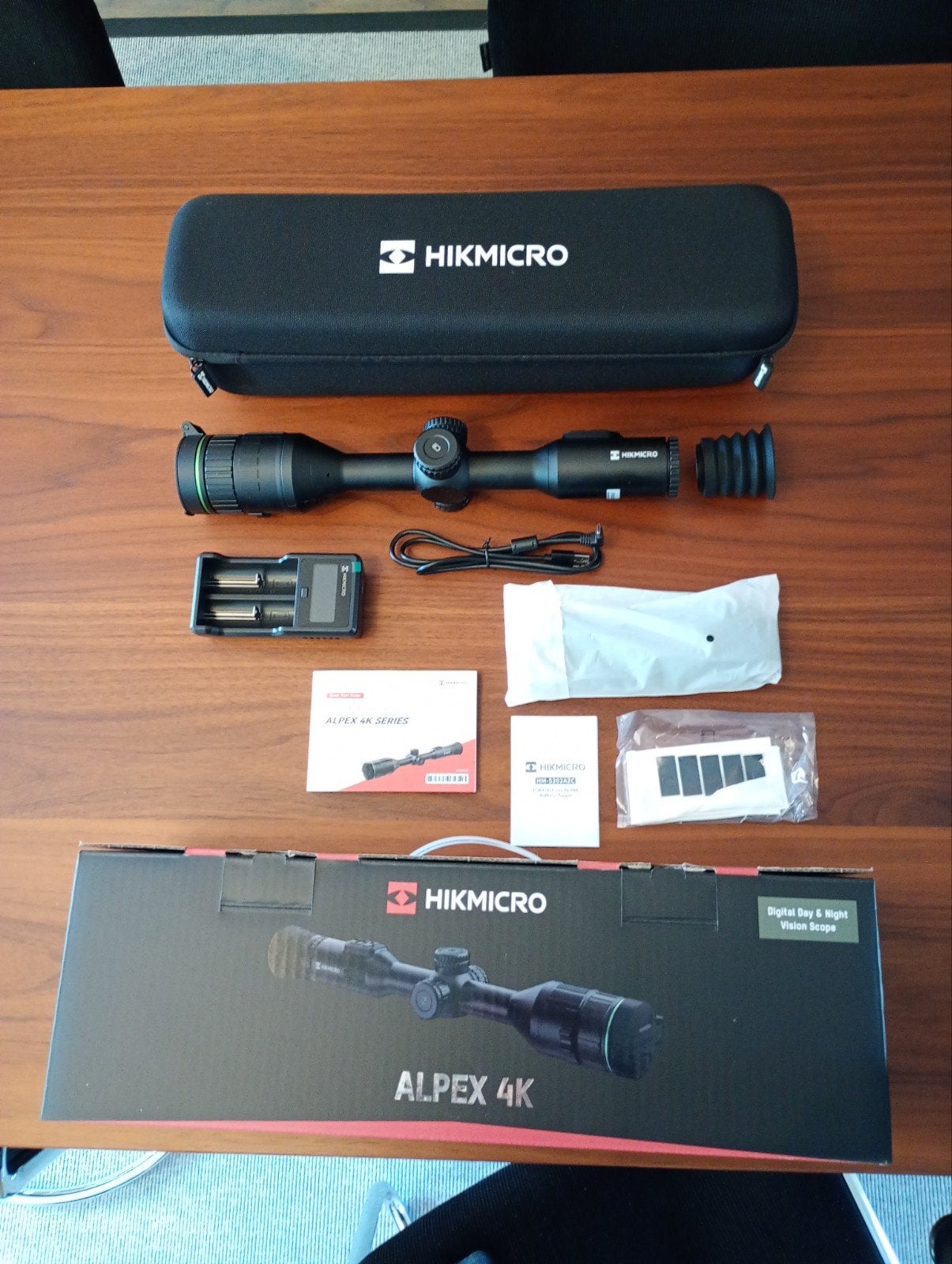 Hikmicro Alpex 4K Dag & Nacht Richtkijker, Verzenden, Zo goed als nieuw