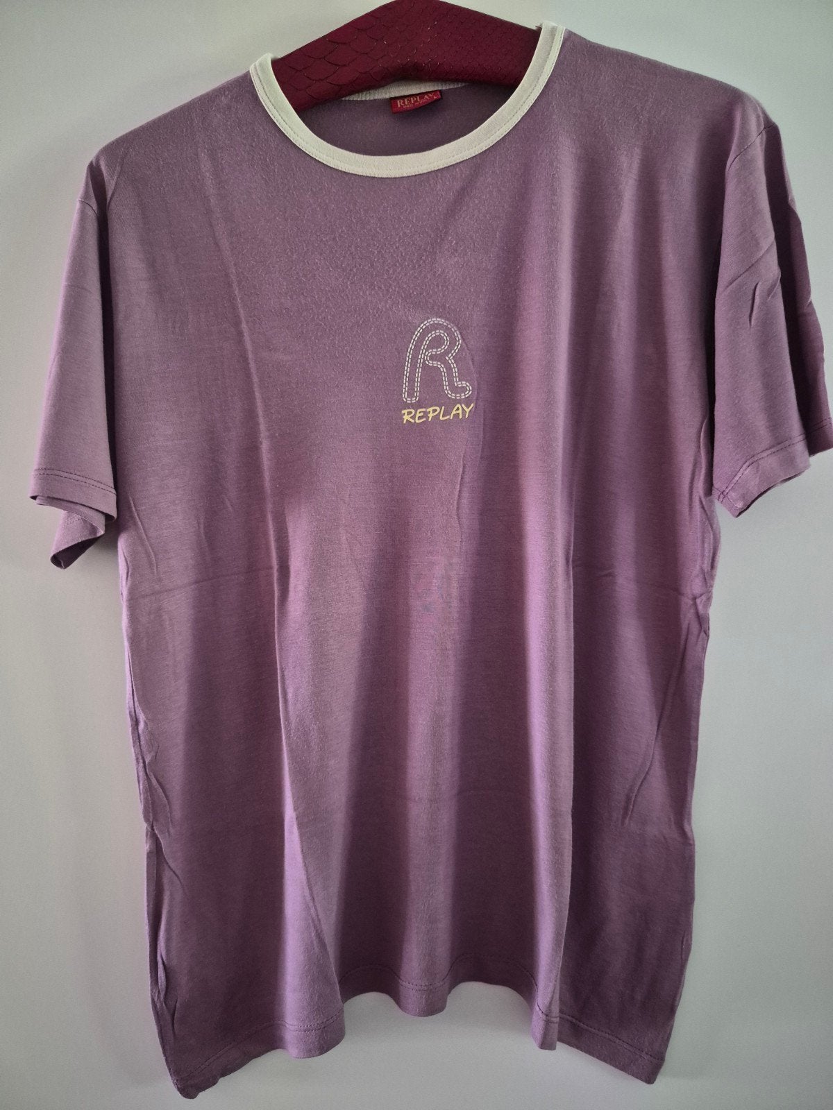Mooi paars Replay T-shirt maat L, Ophalen of Verzenden, Replay