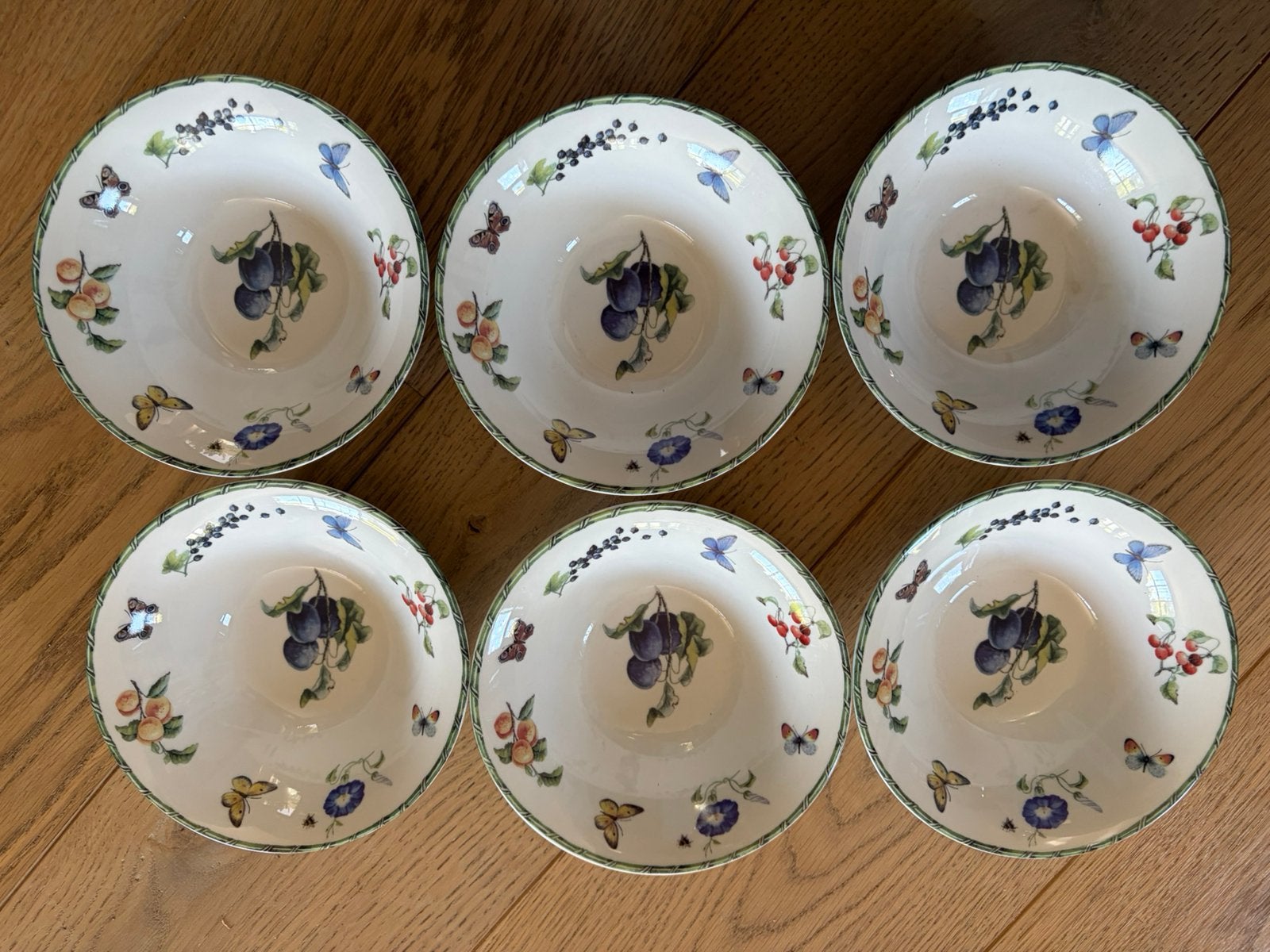 6 Janneke Brinkman Fruits & Flowers schaaltjes (15 cm), Nieuw, Ophalen of Verzenden, Schaal of Schalen, Overige stijlen