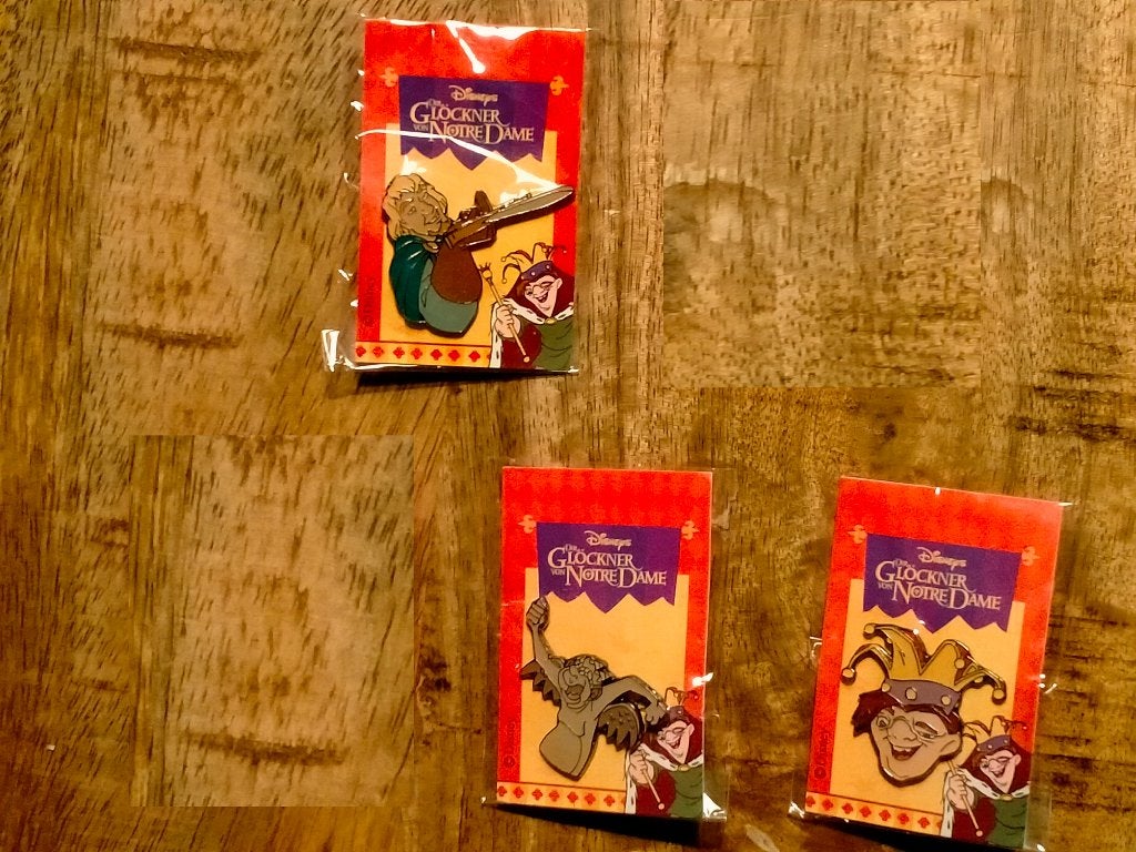 Klokkenluider van de Notre Dam Disney Propin pins set, Verzamelen, Ophalen of Verzenden, Zo goed als nieuw