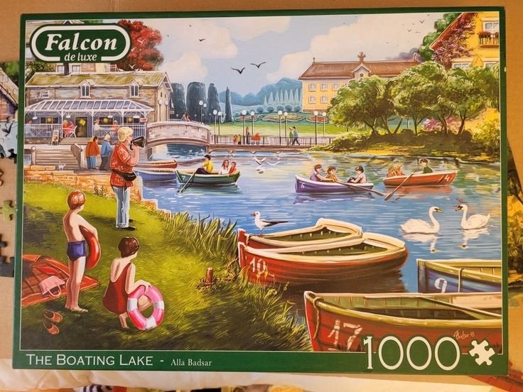 Falcon puzzel, Ophalen of Verzenden, 500 t/m 1500 stukjes, Zo goed als nieuw, Legpuzzel