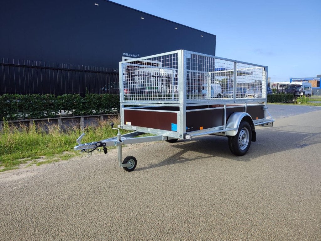 BW-Trailers Open bakwagen met loofrekken 254x130 cm, Nieuw