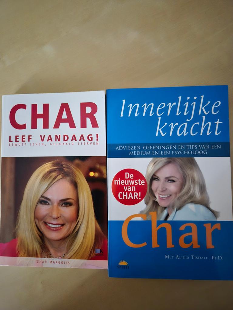 2 boeken van Char: Leef Vandaag! & Innerlijke Kracht, Boeken, Achtergrond en Informatie, Spiritualiteit algemeen, Ophalen of Verzenden