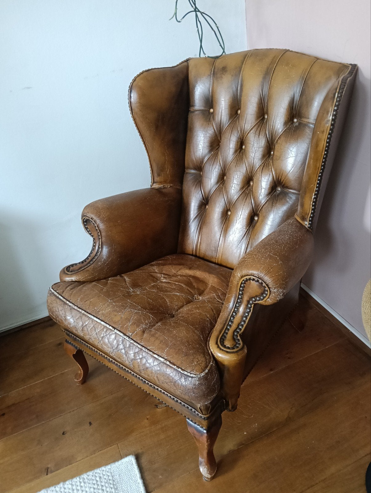 Chesterfield stoel - Klassieke leren fauteuil, Ophalen