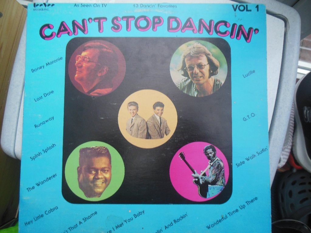 lp rock n roll pop country can't stop dancin vinyl record, LP, Gebruikt, Ophalen of Verzenden, 12 inch