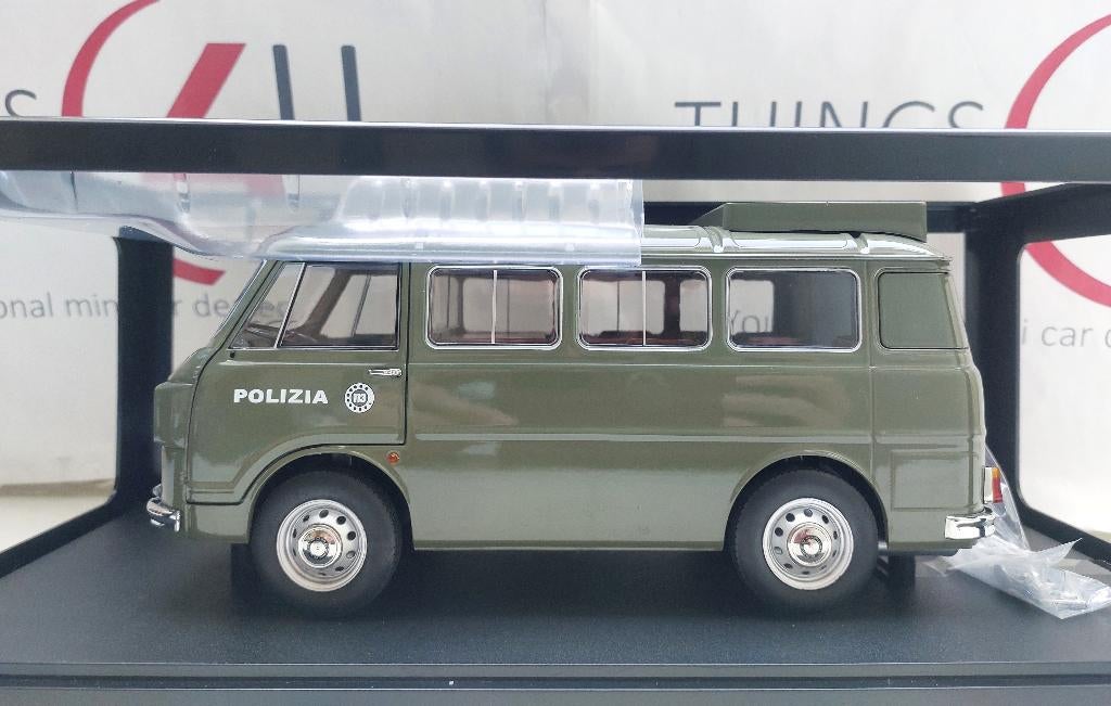 Mitica 1:18 Alfa Romeo F12 Polizia 1967 groen nieuw in doos, Ophalen of Verzenden, Nieuw, Auto, Overige merken