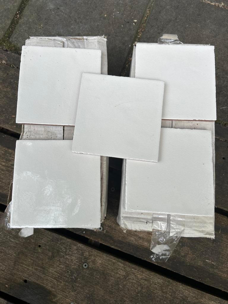 Witte Witjes 13x13 - Nieuw, Ophalen, Nieuw, Minder dan 20 cm, Minder dan 5 m²