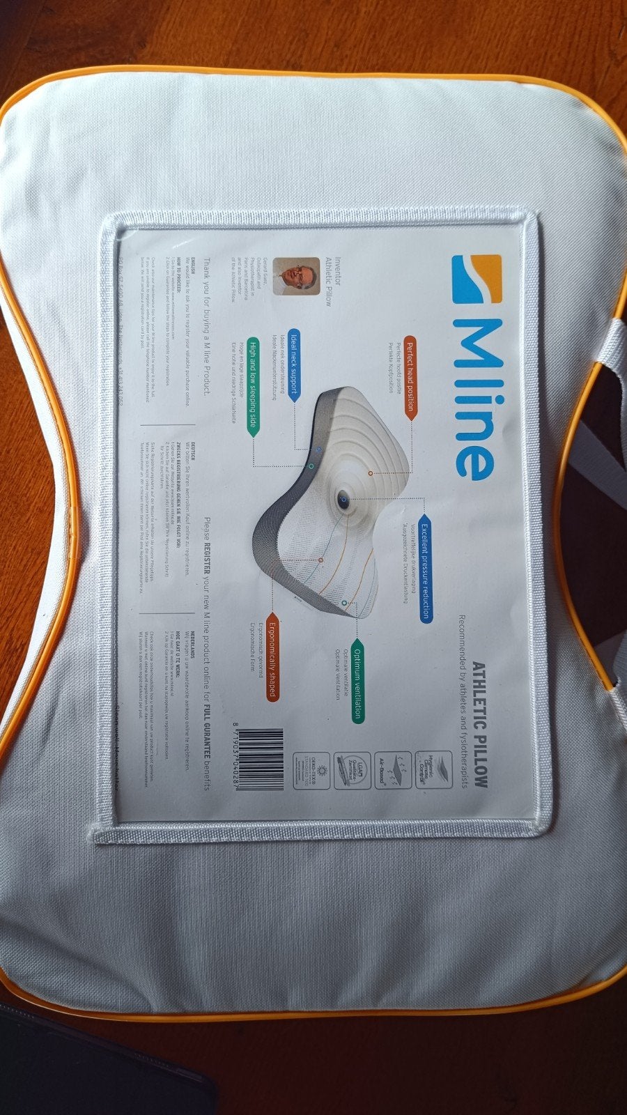 Mline Athletic Pillow - Ergonomisch Hoofdkussen, Huis en Inrichting, Slaapkamer | Beddengoed, Ophalen of Verzenden