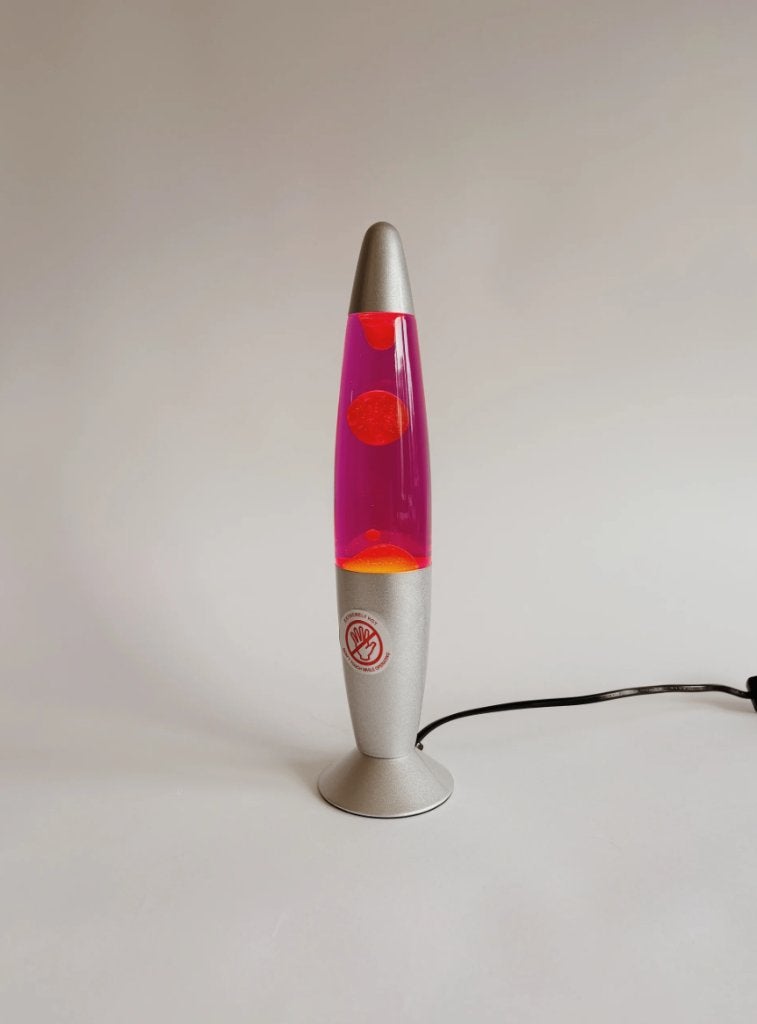 RETRO LAVALAMP | PAARS/GEEL, Verzamelen, Ophalen of Verzenden, Huis en Inrichting