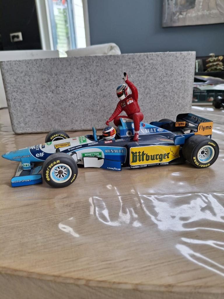F1 racewagen van Benneton van de uitvoering van 1995!, Ophalen of Verzenden, Zo goed als nieuw