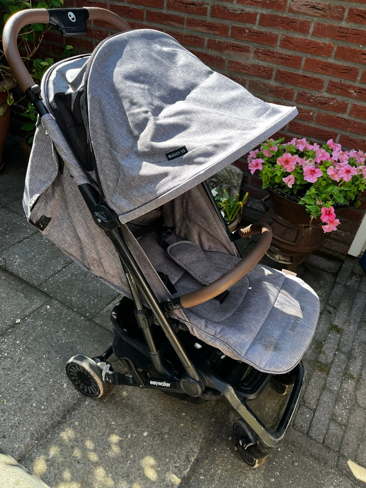 Easy walker xs geschikt voor het vliegtuig,, Kinderen en Baby's, Buggy's, Ophalen, Gebruikt, Overige merken, Verstelbare rugleuning