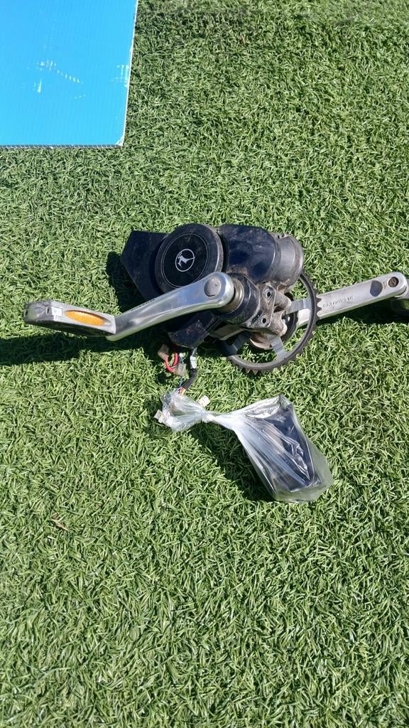 Gazelle elektrische fiets motor met crankstel, Gebruikt, Elektrische fiets, Ophalen of Verzenden, Motor