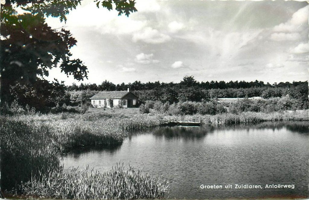 702-074-031 Zuidlaren Anloerweg, Verzenden, Voor 1920, Drenthe
