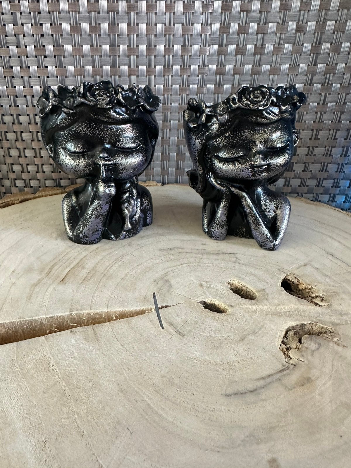 Bloempot vrouw. Handmadr, Ophalen of Verzenden, Nieuw