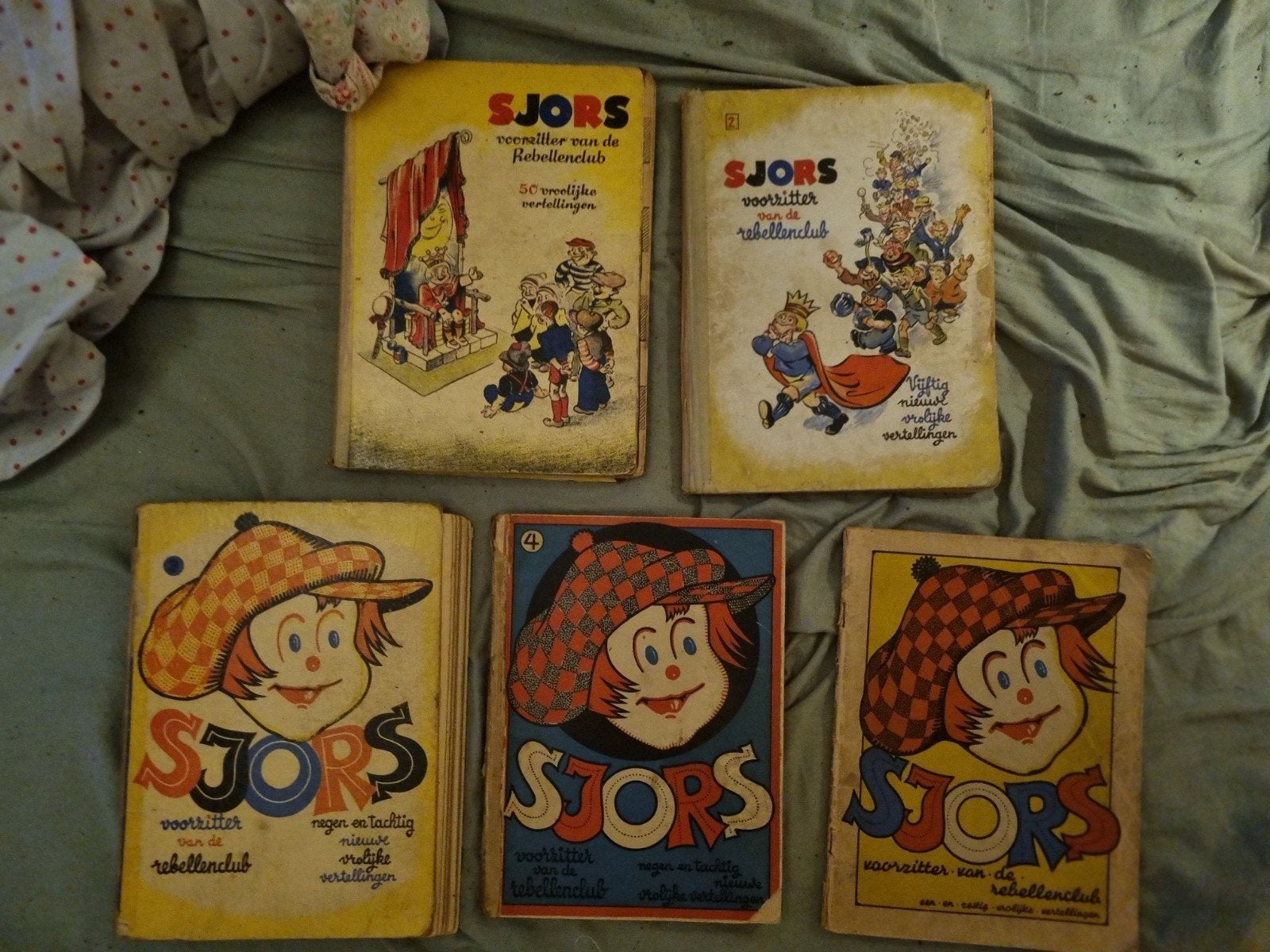 Vintage Sjors stripboeken - Diverse uitgaven, Meerdere stripboeken, Ophalen of Verzenden, Gelezen