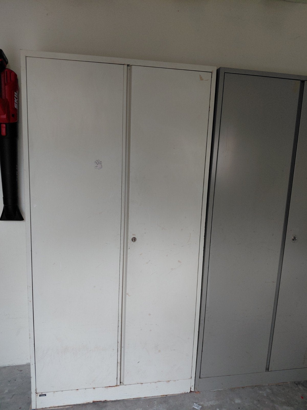 2 stalen kasten, Huis en Inrichting, Kasten | Roldeurkasten en Archiefkasten, Ophalen of Verzenden, 25 tot 50 cm, Minder dan 50 cm