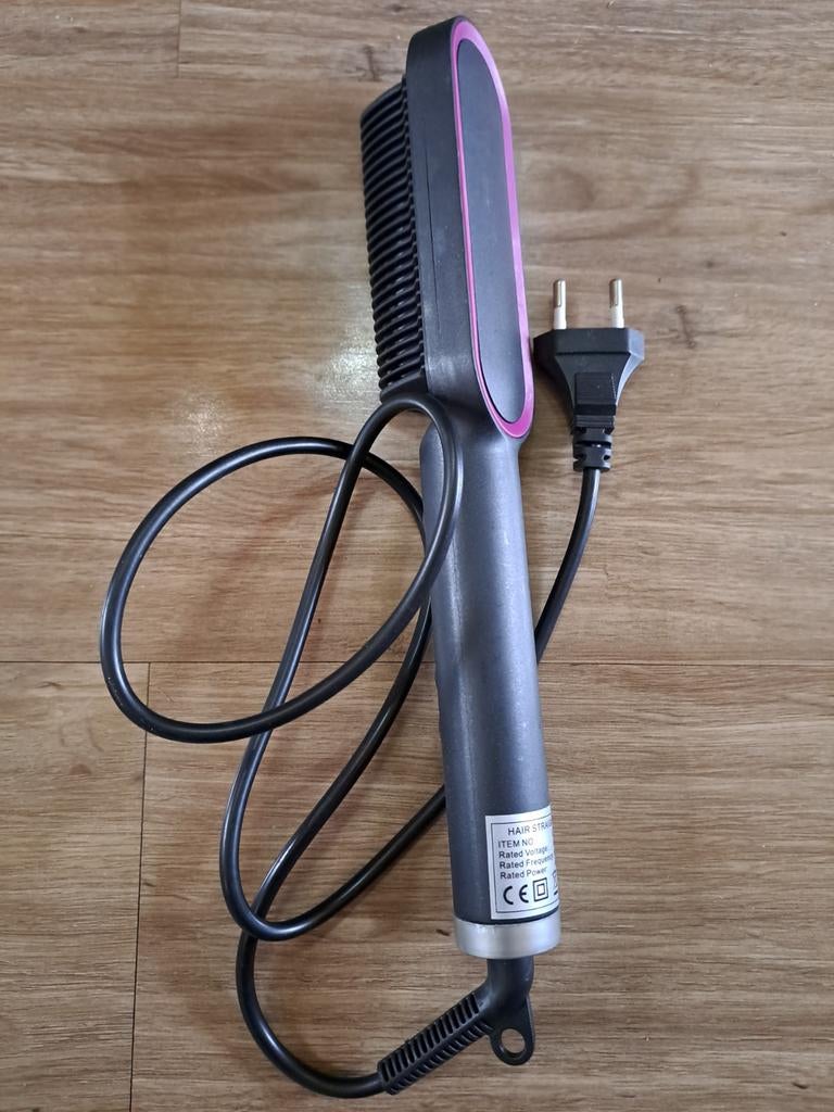 Keramische Stijlborstel Haar Stijltang Kam -In Nieuwstaat, Ophalen of Verzenden, Zo goed als nieuw, Haarverzorging