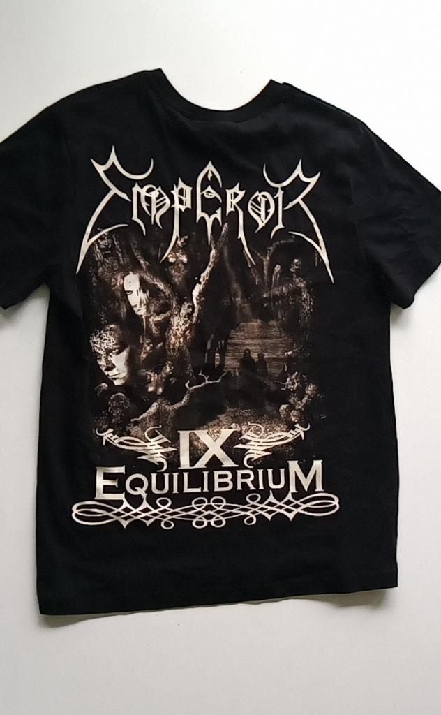Emperor mooi t shirt + backprint maat M EN L sh324 metal, Verzenden, Nieuw, Kleding