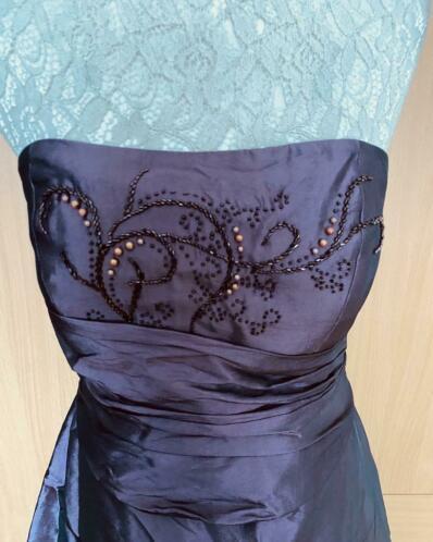 Jodi Couture lange jurk maat 40, Kleding | Dames, Gelegenheidskleding, Maat 38/40 (M), Overige typen, Paars, Ophalen of Verzenden
