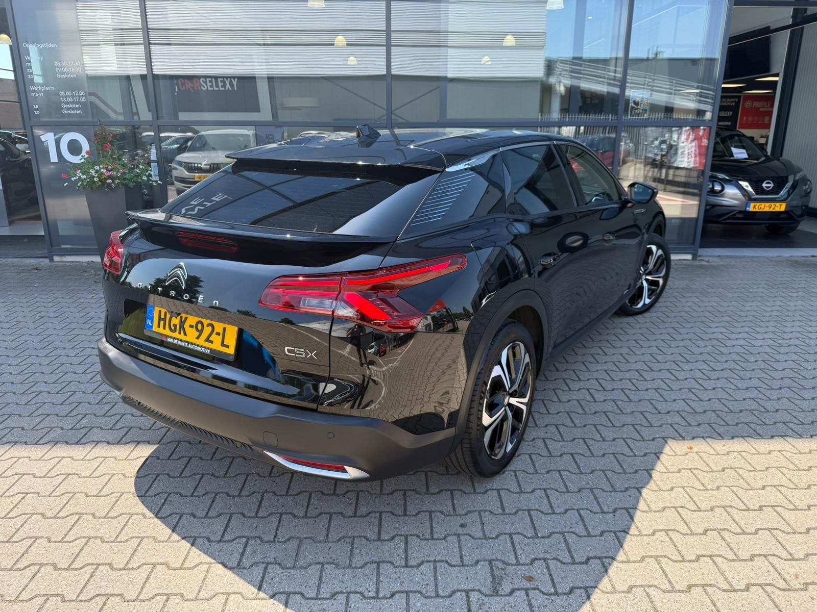 Citroen C5 X 1.6 Plug-in Hybrid 225 Shine *ACC & 360 Camera*, Auto's, Gebruikt, 4 cilinders, Zwart, Hybride Elektrisch/Benzine