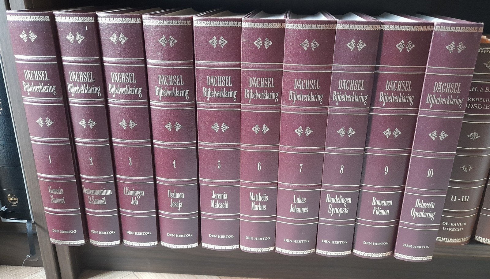 Dachsel Bijbelverklaring - Complete Set (10 delen), Boeken, Ophalen of Verzenden, Zo goed als nieuw, Christendom | Protestants