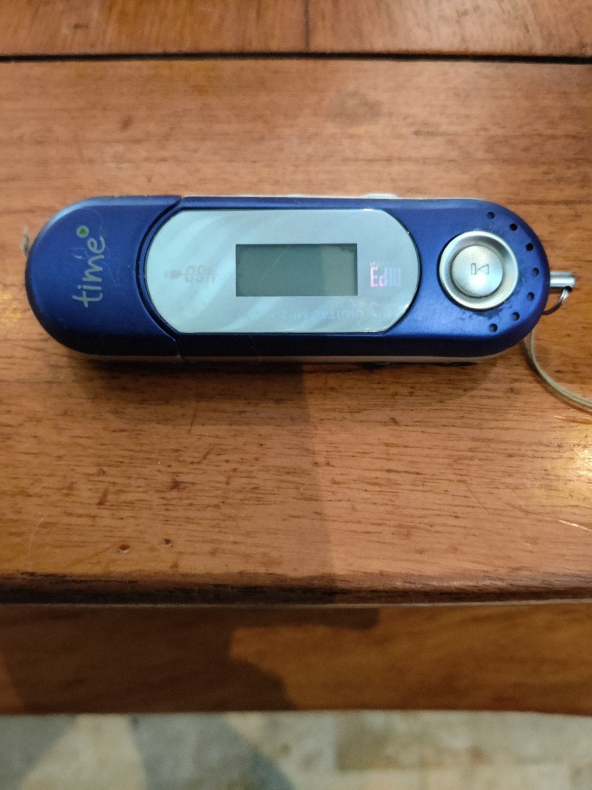 Vintage Digitale MP3 Speler - Blauw met USB, Audio, Tv en Foto, Mp3-spelers | Overige merken, Ophalen of Verzenden, Gebruikt, Overige merken