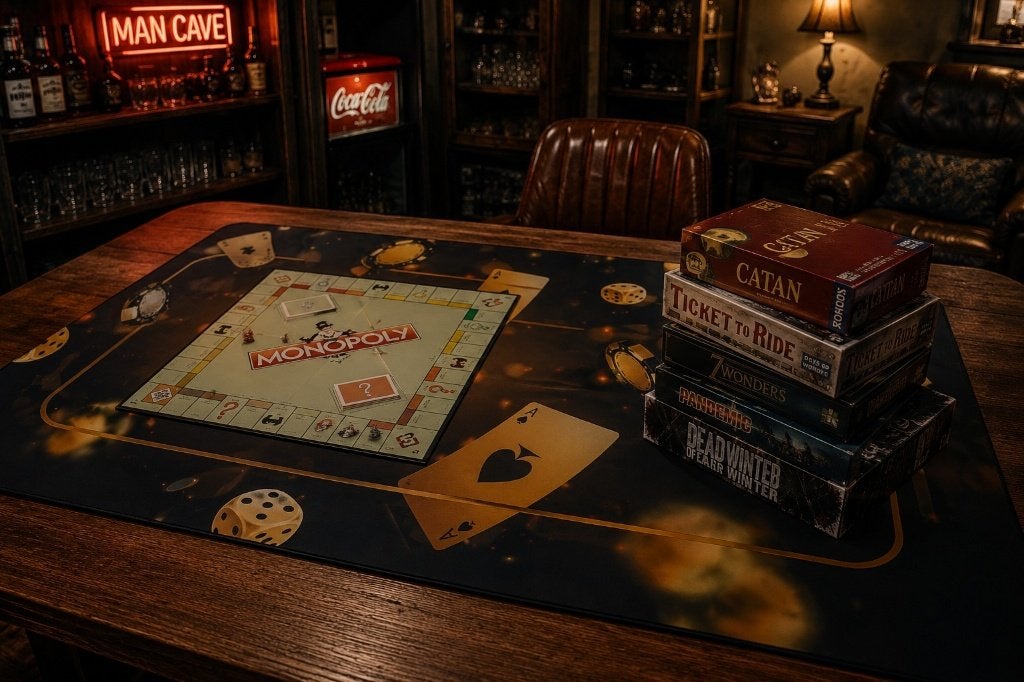 Pokermat - Poker kleed - Spelletjes mat - Poker accessoires, Kouwehoek 1b, Verzenden, Nieuw, Info@caveandgarden.nl