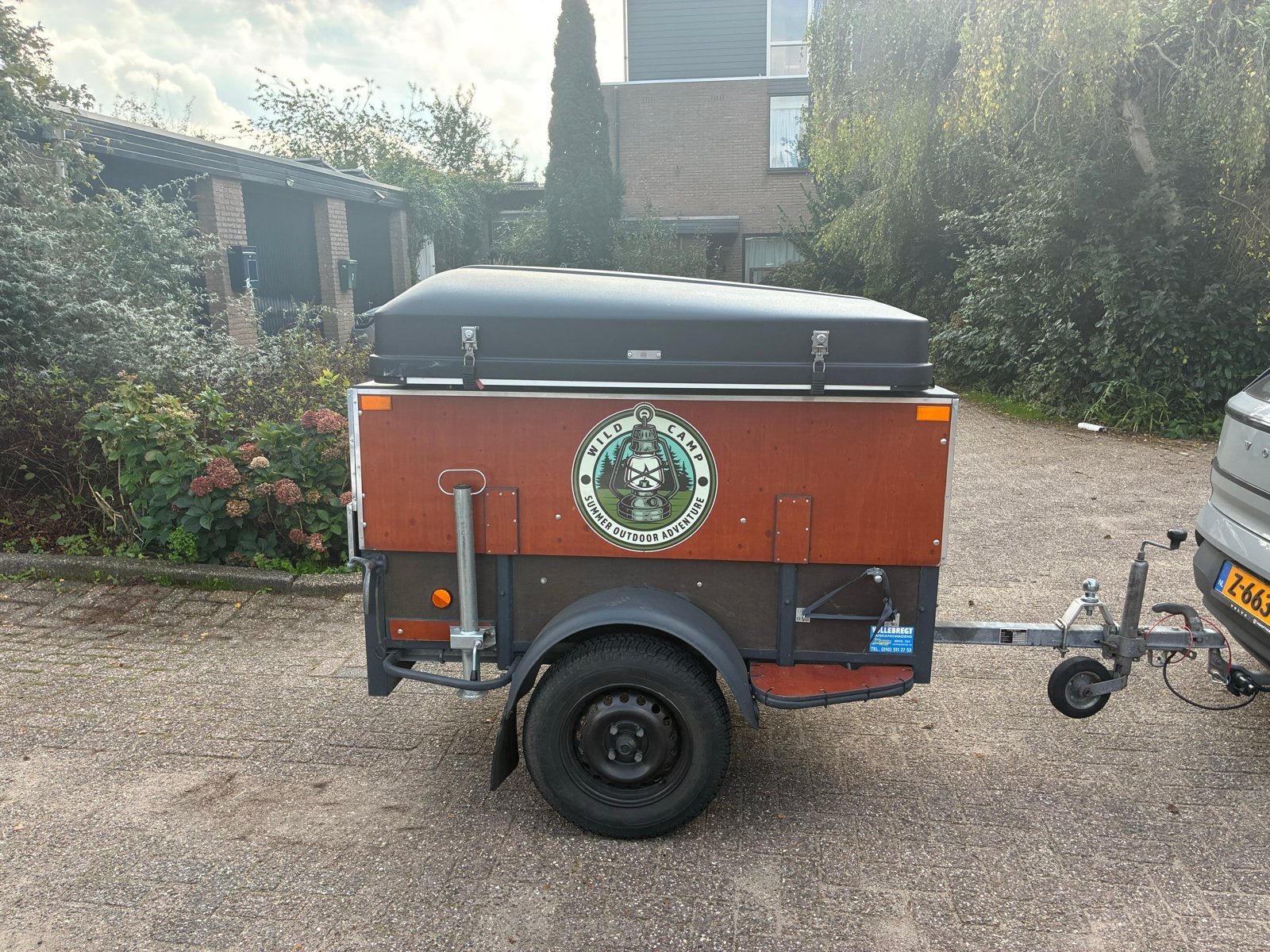 Avontuurlijke Tenttrailer met iKamper Daktent, Caravans en Kamperen, Meerkleurig, Tot en met 2, Ophalen, Overige merken