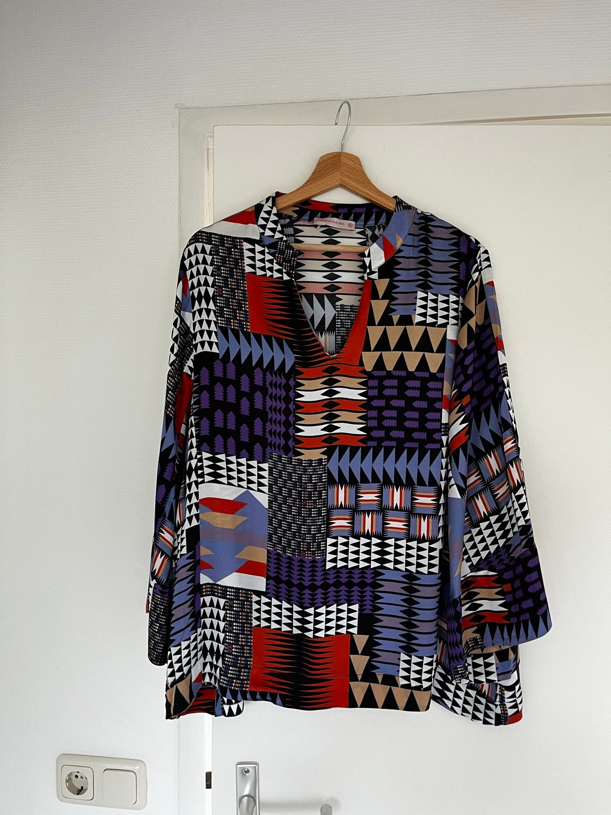 Studio Anneloes, mooie kleurrijke tuniek/blouse, XL, Ophalen of Verzenden, Gedragen, Maat 46/48 (XL) of groter, Meerkleurig